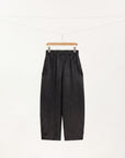 Xiangyun Silk Jacquard Tapered Trousers