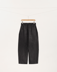 Xiangyun Silk Jacquard Tapered Trousers