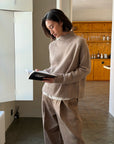 Yak Wool Cable Knit Sweater