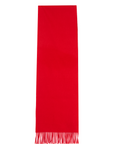 Classic Red Pure Cashmere Scarf