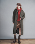 Harris Tweed Wool Coat