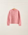 Speckled Wool Crewneck Sweater