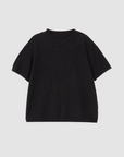 Pure Wool Short-Sleeve Knit T-Shirt