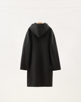Double-Faced Wool-Cashmere Hooded Coat