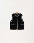 Vintage Wool Blend Tailored Vest