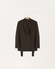 The Sculptural Peak Lapel Blazer