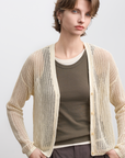 Lightweight Sheer Knit Cardigan
