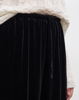 Silk-Blend Relaxed Wide-Leg Pants