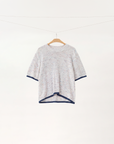 Confetti Cotton-Linen Knit Tee