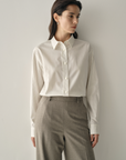 Cotton-Silk Pinstripe Shirt