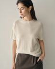 Essential Merino Wool Knit T-Shirt
