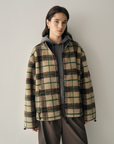 Checked Fleece Jacket