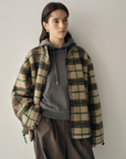 Checked Fleece Jacket