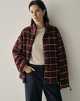 Checked Fleece Jacket