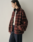 Checked Fleece Jacket
