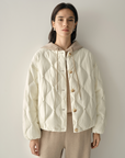 Cotton-Blend Quilted Goose Down Jacket