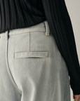 Sea Salt Blue Wide-Leg Jeans
