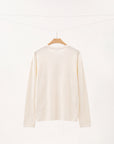 Fine Wool Textured Everyday Sweater