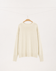 Cashmere Blend Crew Neck Sweater
