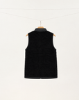 Textured White Goose Down Vest