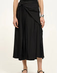 Asymmetric Draped Deconstructed Skirt