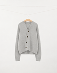 Open-Front Wool Sweater