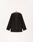 Xiangyun Silk Pleated Blouse