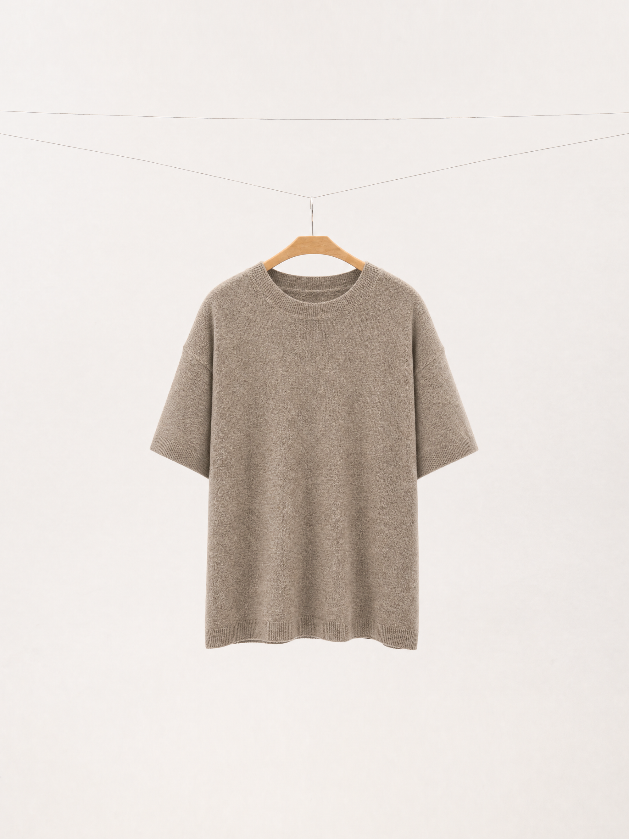 Essential Merino Wool Knit T-Shirt