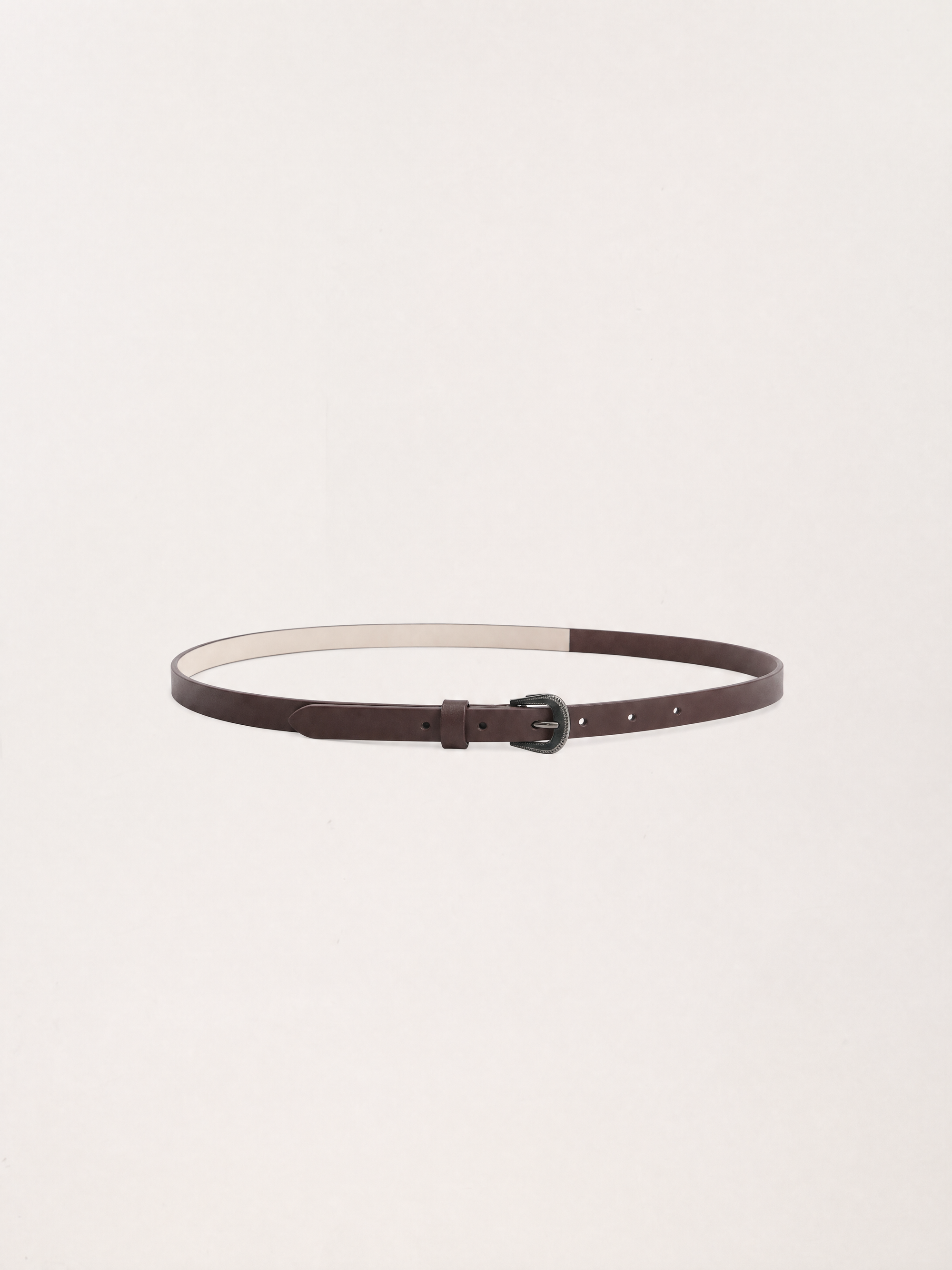 Timeless Leather Slim Belt