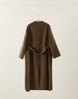 Wool-Cashmere Belted Coat