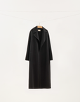 Wool-Cashmere Blend Tailored Coat