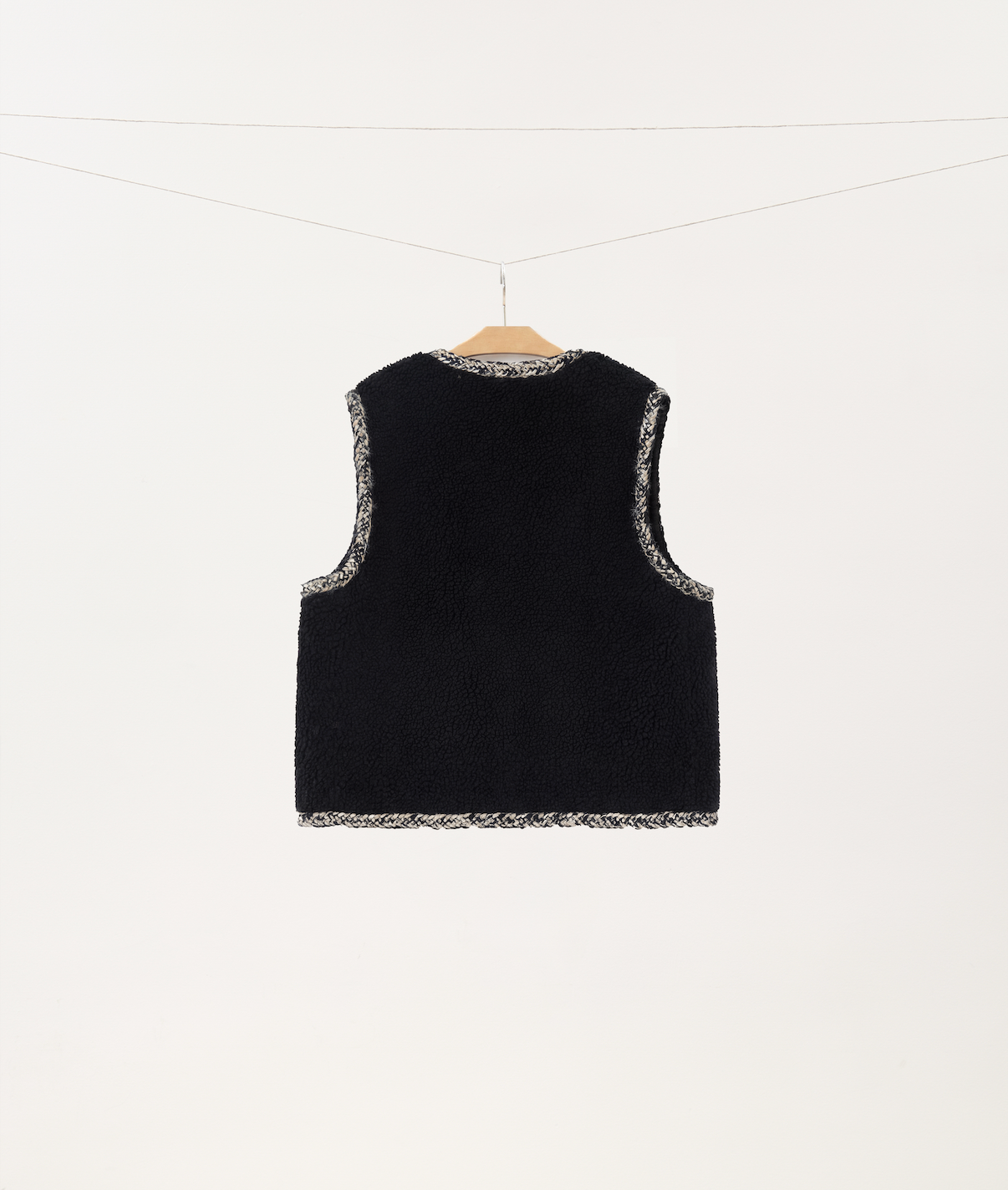 Vintage Wool Blend Tailored Vest