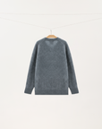 Faux Mink Cashmere Cardigan