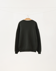 Sweat-shirt en polaire brodé de fleurs