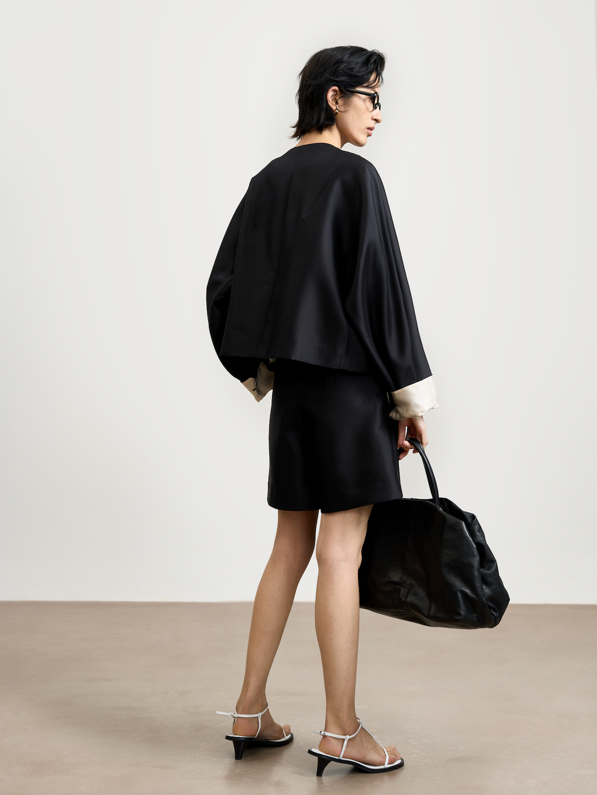 Wool-Silk Structured Jacket – Chalk & Thread