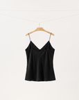 Minimal Silk-Feel Strap Top