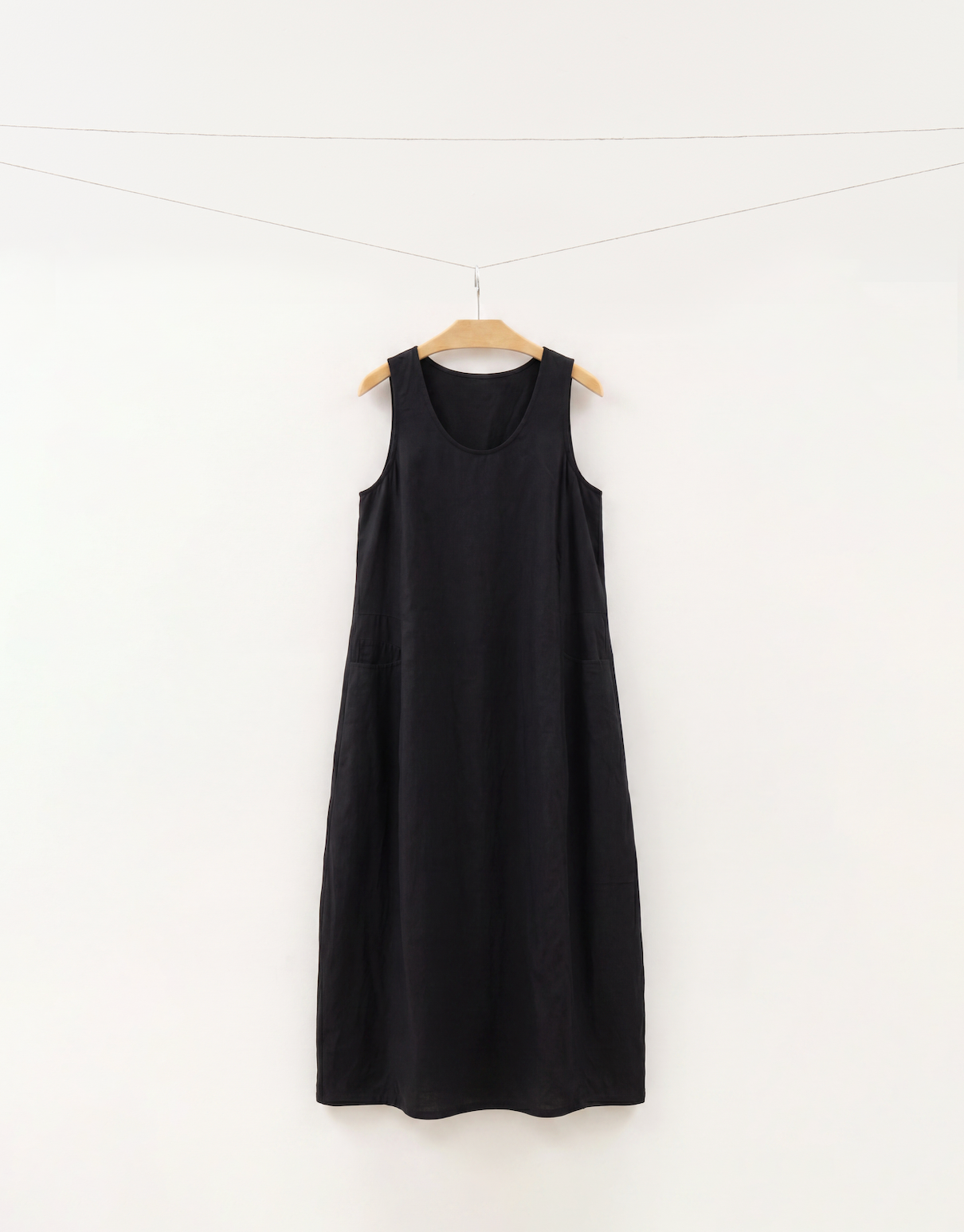 Cotton Sleeveless Maxi Dress
