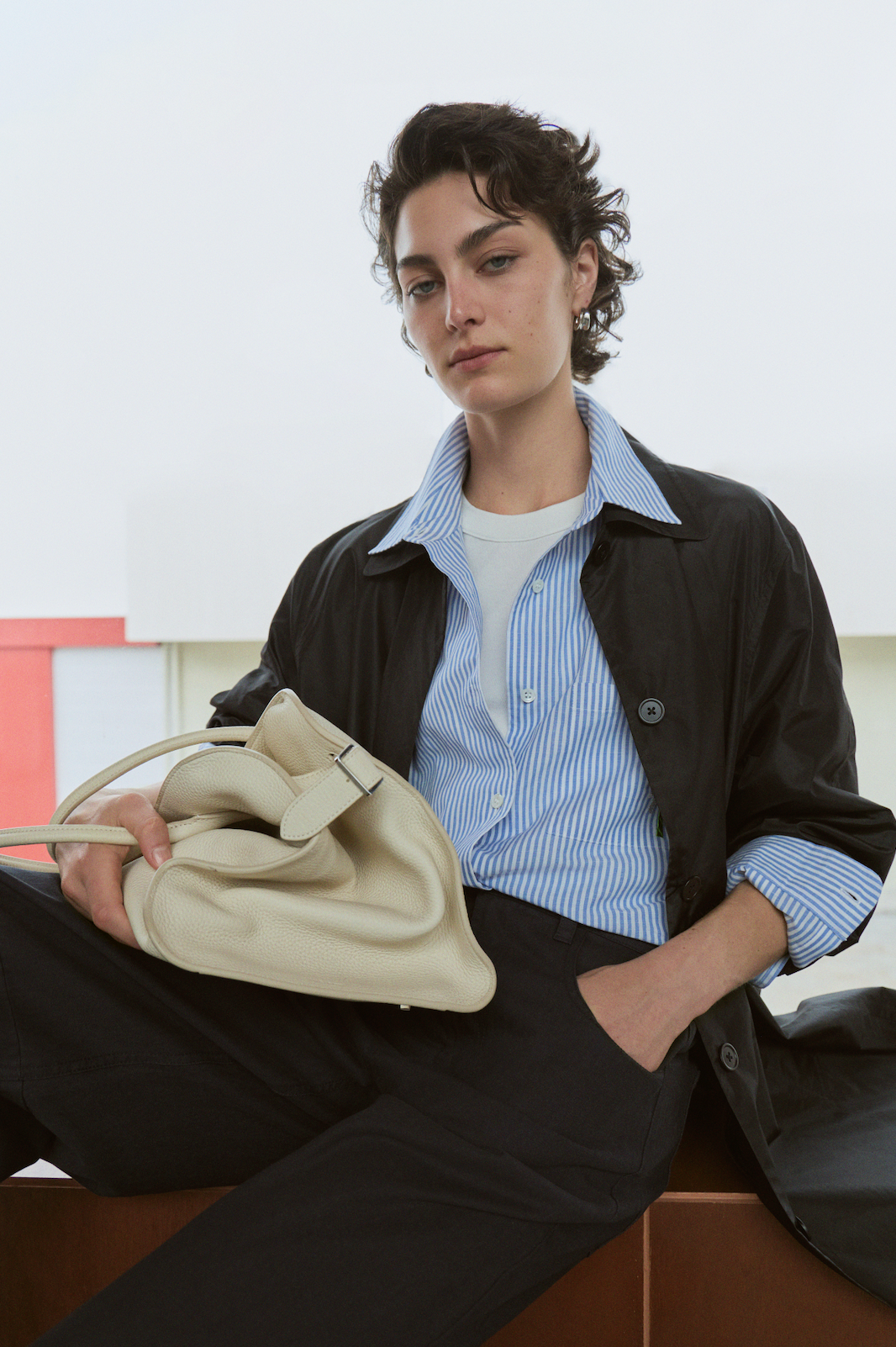 Blue Striped Cotton Shirt