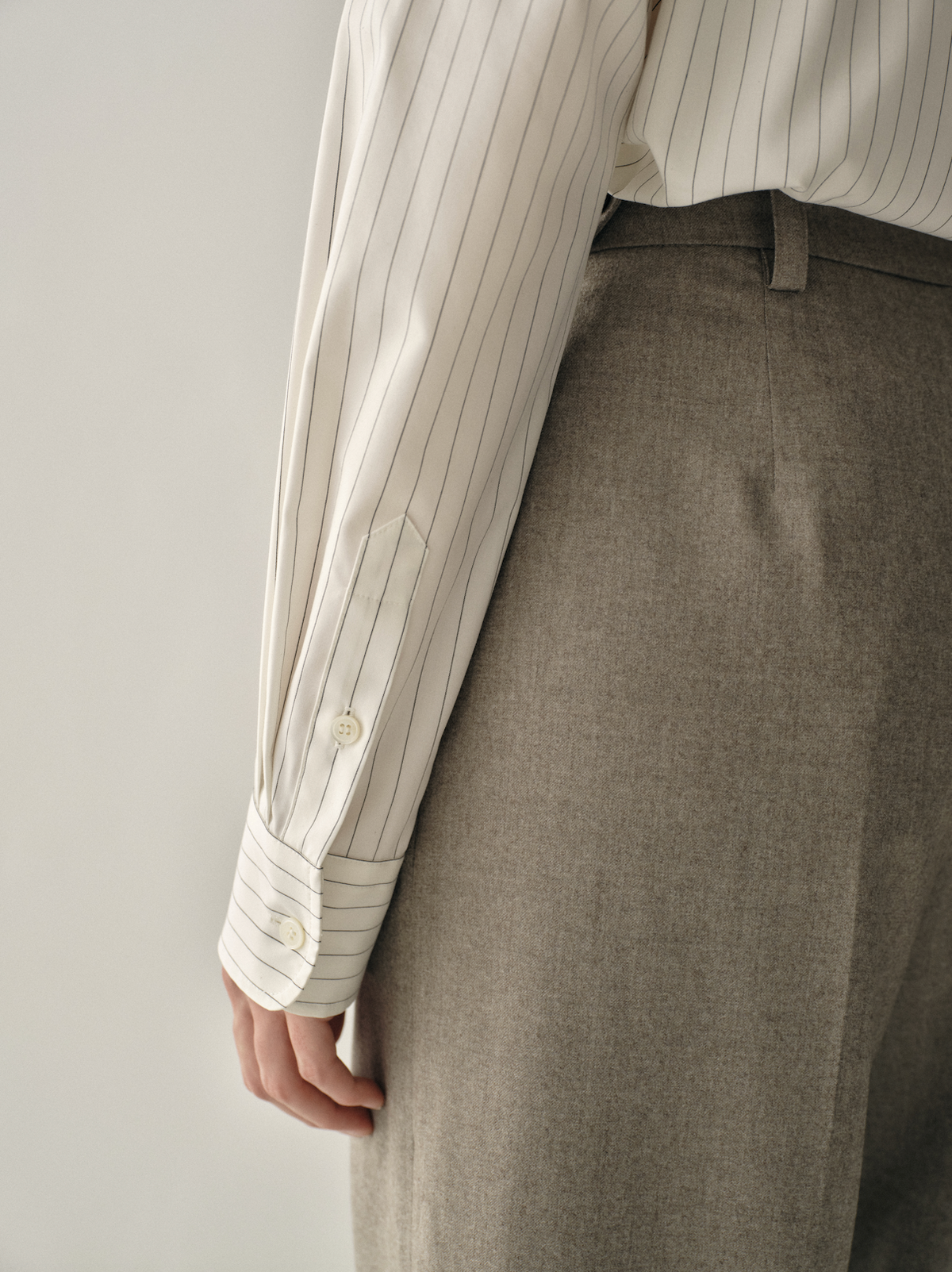 100% Pure Wool Tailored Trousers