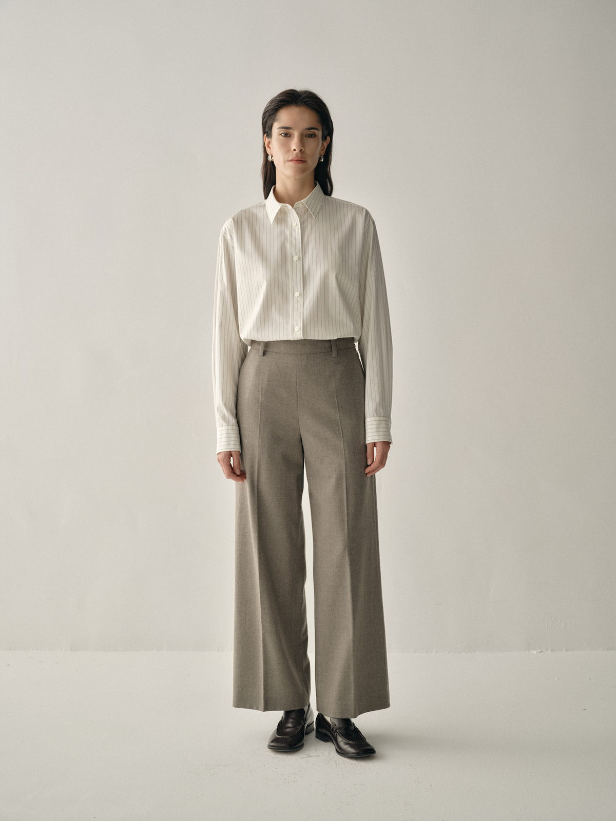 100% Pure Wool Tailored Trousers