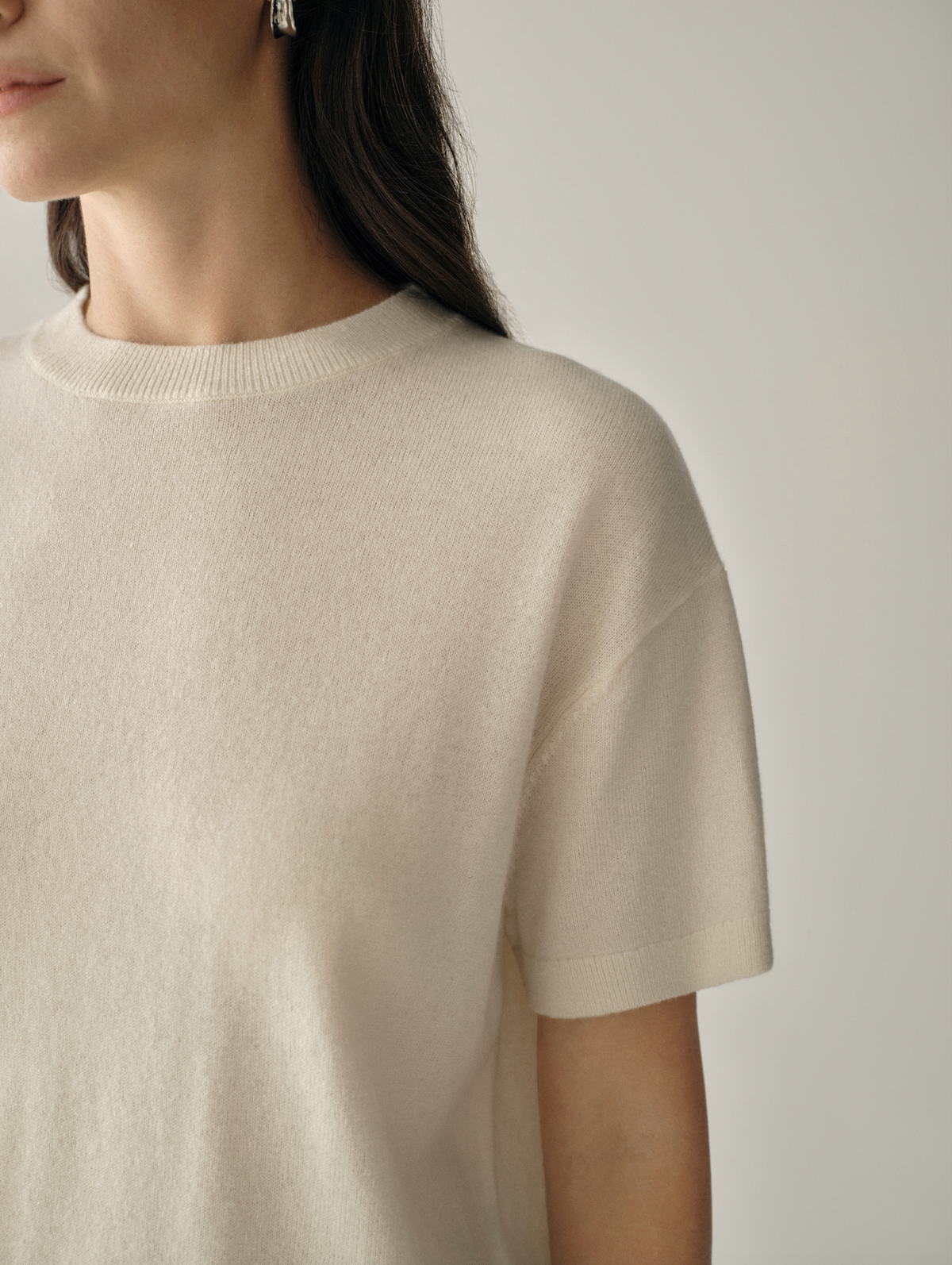Essential Merino Wool Knit T-Shirt