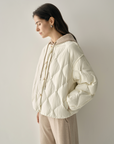 Cotton-Blend Quilted Goose Down Jacket