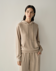 Soft-Touch Relaxed Hooded Sweatshirt