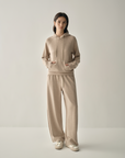 Soft-Touch Relaxed Hooded Sweatshirt