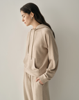 Soft-Touch Relaxed Hooded Sweatshirt