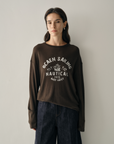 Nautical Graphic Pure Wool Long-sleeves Top