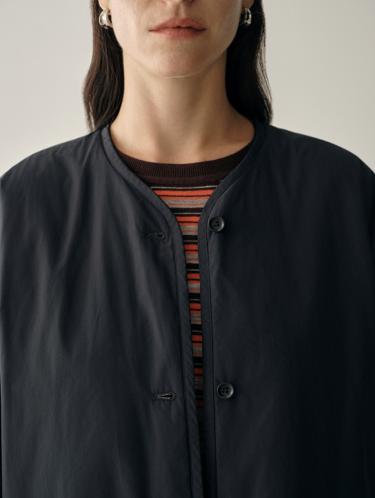 Reversible Silk &amp; Wool Padded Jacket