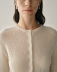 Luxury Cashmere & Silk Henley Knit Jumper