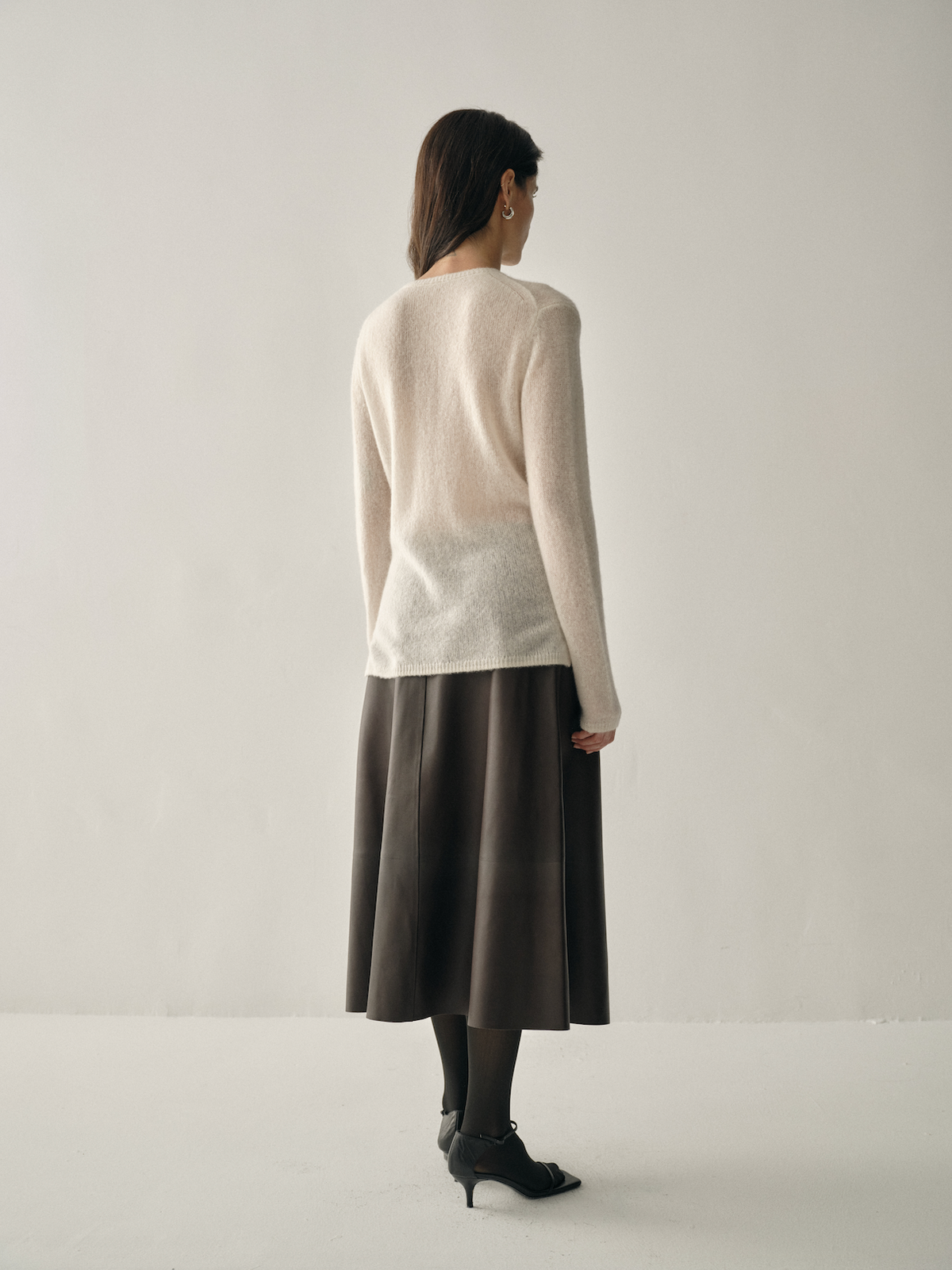 Luxury Cashmere &amp; Silk Henley Knit Jumper