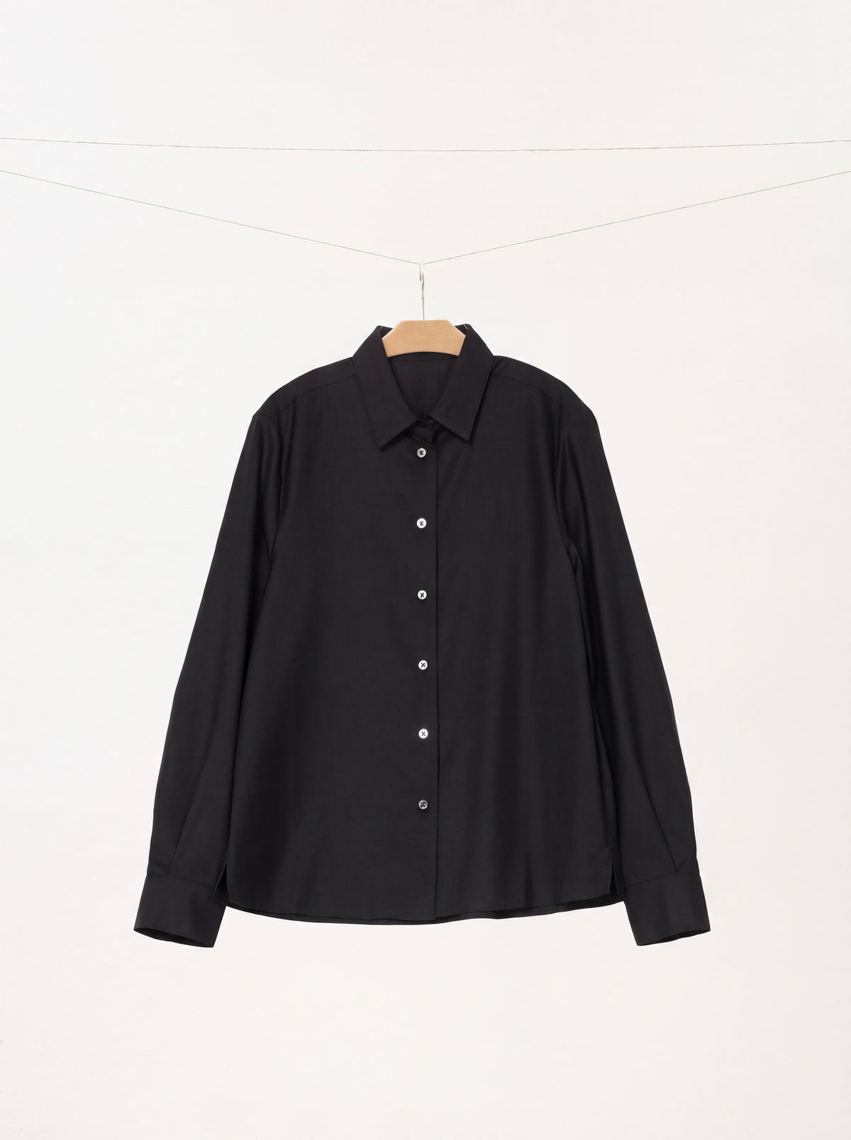 Wool &amp; Mulberry Silk Shirt